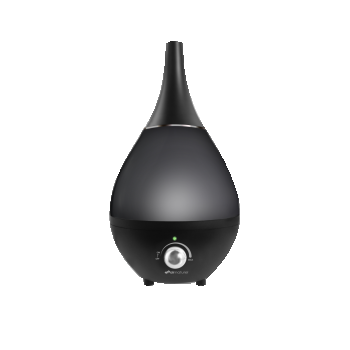 Umidificator de aer Air Naturel Gota New Black, Rata umidificare 350 ml/ora, Consum 30W/h, Pentru 30mp, Functie Higro-Smart
