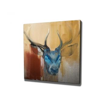 Tablou pe pânză Colorful Deer, 45 x 45 cm