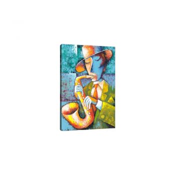 Tablou Tablo Center Saxophone, 50 x 70 cm