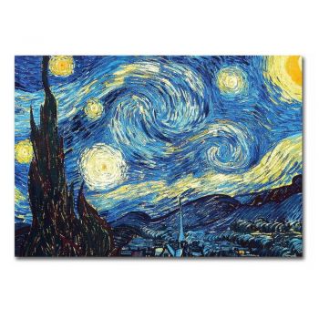 Reproducere tablou pe piele de căprioară Vincent Van Gogh, 100 x 70 cm