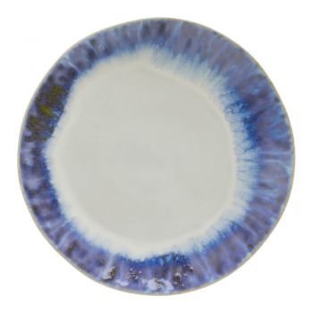 Farfurie din gresie ceramică Costa Nova Brisa, ⌀ 20 cm, albastru