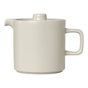 Ceainic din ceramică Blomus Pilar, 1 l, alb