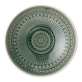 Bol din gresie ceramică Bloomingville Rani, ø 18 cm, verde