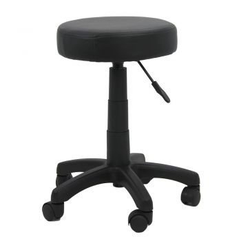 Scaun de birou operativ, înălțime reglabilă, rotativ, piele ecologica, negru, ABS 102 ieftin