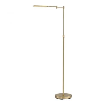 Lampadar auriu LED cu abajur din metal (înălțime 130 cm) Nami – Fischer & Honsel