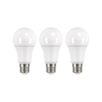 Set 3 becuri cu LED EMOS Classic A60 Warm White, 13,2W E27