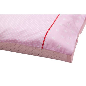 Fata de perna pentru bebelusi roz cu imprimeu 7507 Clevamama ieftina