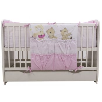 Lenjerie Teddy Play Pink M2 7 piese 120x60 cm