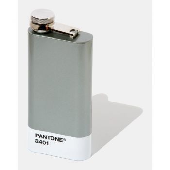 Sticlă de buzunar din oțel inoxidabil 150 ml Silver 8401 C – Pantone