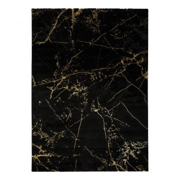 Covor Universal Gold Marble, 160 x 230 cm, negru