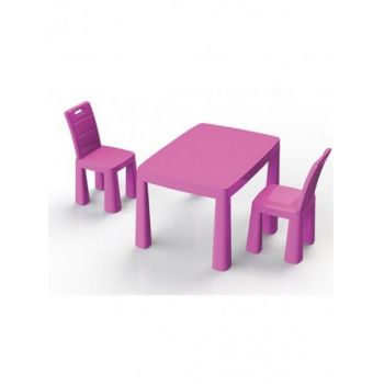 Set masa copii si scaune 04683 roz