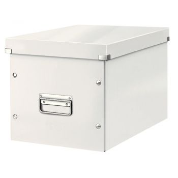 Cutie de depozitare albă din carton cu capac 32x36x31 cm Click&Store – Leitz