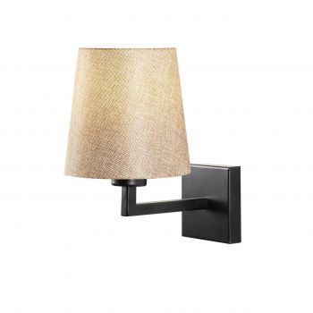 Lampa de perete Opviq Profil, 24x30 cm, E27, 40 W, negru/crem la reducere