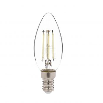 Bec LED, Sage, E14 Düz - White, E14, 4 W, 6500K, 450 Lm, sticla la reducere