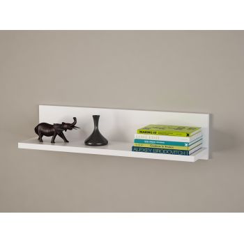 Raft pentru perete Novella K5, Furny Home, 60x14,5x14,5 cm, alb/aluna