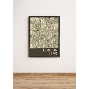 Tablou decorativ, Alpyros, LM3550SCT-007, 36x51 cm, MDF/PVC
