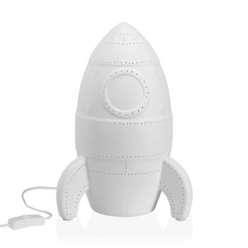 Lampa de masa Rocket, Versa, 1 x E14, 20x28.5 cm, portelan la reducere