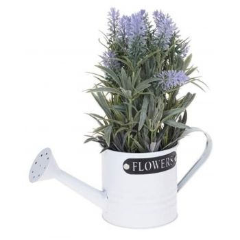 Planta artificiala Lavender, 26x10x10 cm, polipropilena, mov deschis