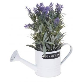 Planta artificiala Lavender, 26x10x10 cm, polipropilena, mov inchis