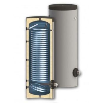 Boiler pentru pentru pompe de caldura Sunsystem SWPN L 400 litri, cu o serpentina, pentru conectarea la sisteme solare, de incalzire si sisteme cu pompe de caldura cu multi consumatori