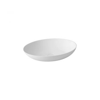 Chiuvetă din ceramică Sapho Thin, 60 x 40 cm, alb