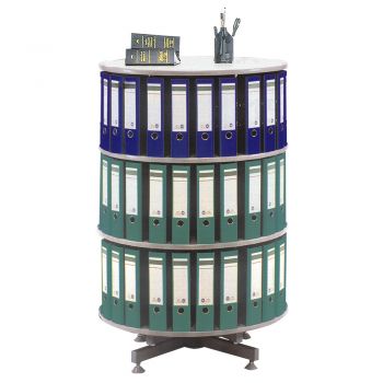 Coloana rotativa pentru bibliorafturi PFL gri 80x93 cm