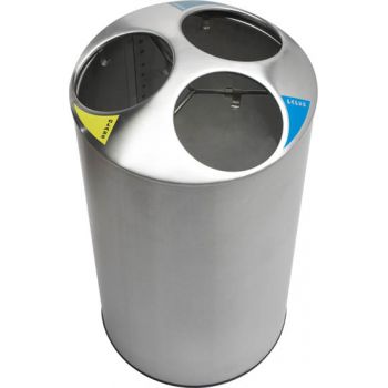 Cos reciclare Otel INOXIDABIL AISI 304 150 litri cu capac Nofer