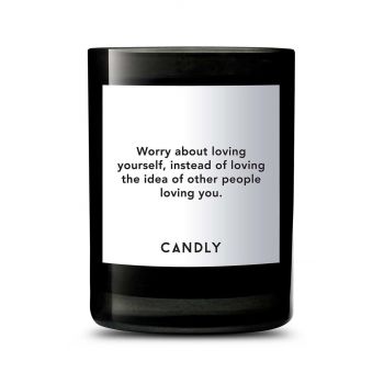 Candly Lumanare parfumata de soia Worry about loving yourself. 250 g