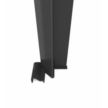 Profil inchidere usa dus culoare negru mat 200 cm Deante Kerria plus