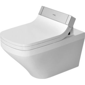 Vas WC suspendat Duravit DuraStyle 62cm pentru capac cu functie de bideu SensoWash cu finisaj WonderGliss