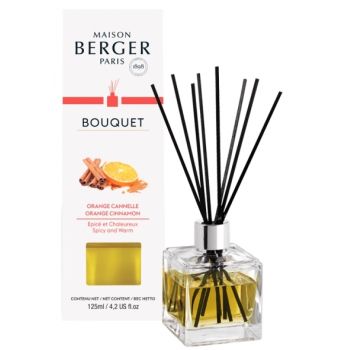 Difuzor parfum camera Maison Berger Bouquet Parfume Cube Orange de Cannelle 125ml
