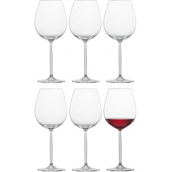 Set 6 pahare vin rosu Schott Zwiesel Diva cristal Tritan 613ml