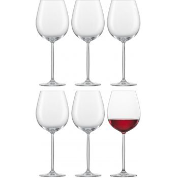 Set 6 pahare vin rosu Schott Zwiesel Diva Burgundy cristal Tritan 480ml