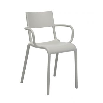 Set 2 scaune Kartell Generic A design Philippe Starck gri
