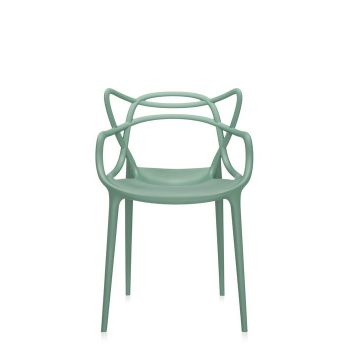 Set 2 scaune Kartell Masters design Philippe Starck & Eugeni Quitllet verde salvie