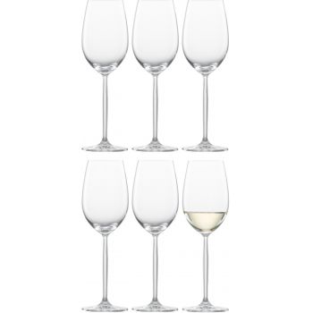 Set 6 pahare vin alb Schott Zwiesel Diva cristal Tritan 302ml