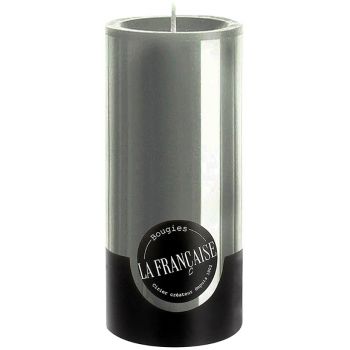 Lumanare La Francaise Colorama Cylindre d 7cm h 15cm 75 ore gri