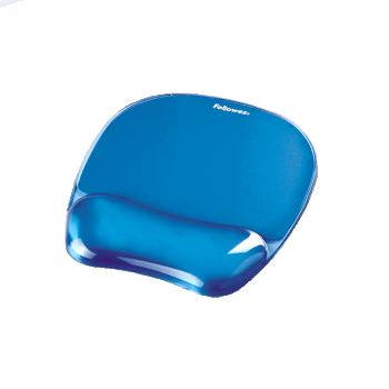 Mousepad Fellowes cu gel albastru Mouse pad Fellowes cu suport gel albastru
