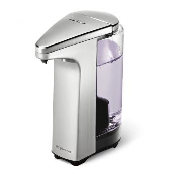 Dispenser de săpun cu senzor din metal gri 237 ml - simplehuman