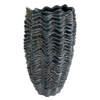 Vaza Deko Senso Ceramic h 43cm albastru