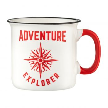 Cana Adventure Explorer, Ambition, 510 ml, portelan, alb