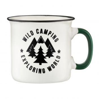 Cana Adventure Wild Camping, Ambition, 510 ml, portelan, alb