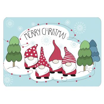 Suport pentru farfurie Merry Christmas Gnome, Ambition, 39x29 cm ieftin