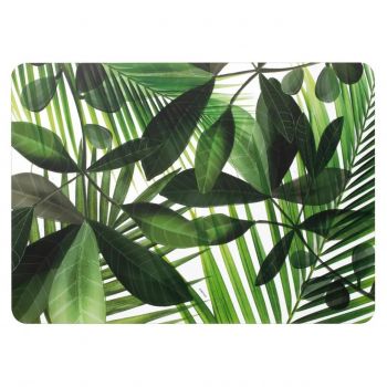 Suport pentru farfurie Leaves, Ambition, 39x28 cm, verde ieftin