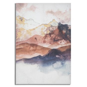 Tablou decorativ Mountain, Mauro Ferretti, 80x120 cm, canvas, multicolor