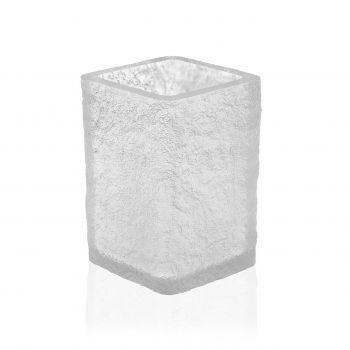 Suport periute si pasta de dinti Doris, Versa, 7.3x7.3x11 cm, polirasina, transparent