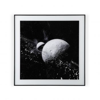 Tablou decorativ Eclipse, Versa, 50 x 50 cm, sticla/MDF
