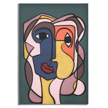 Tablou decorativ Double Face, Mauro Ferretti, 60x90 cm, canvas, multicolor