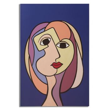 Tablou, Mauro Ferretti, Double Face - A, 80 x 2 x 120 cm, lemn de pin/panza, multicolor