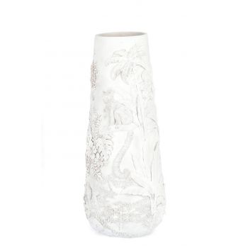 Vaza Bangli, Bizzotto, Ø 34.5 x 82.5 cm, polirasina, alb